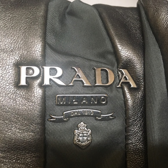 Authentic Prada Tessuto Nappa Grey & Silver Tote - Picture 2 of 16